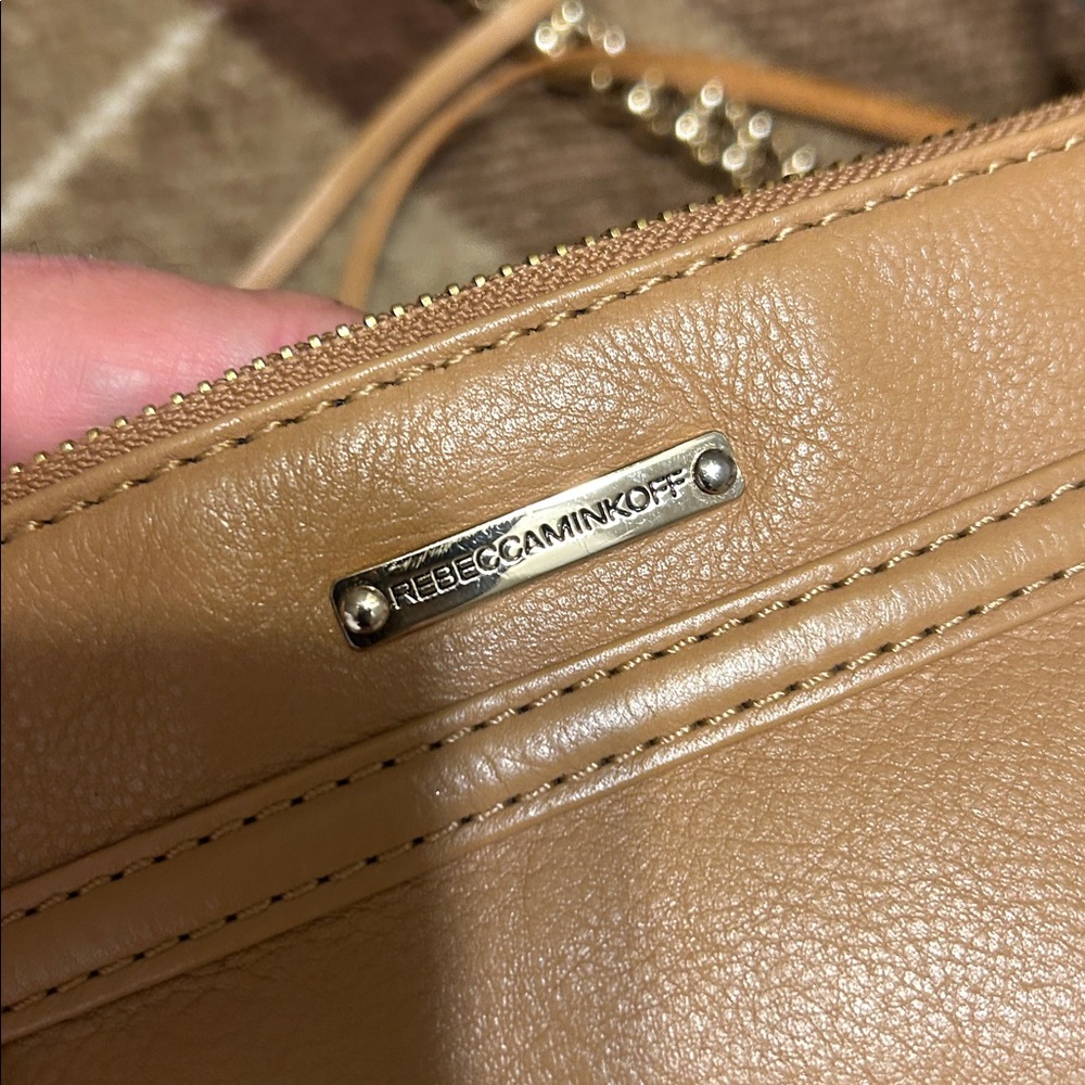 Rebecca Minkoff Camel Leather Crossbody Bag - Picture 7 of 14